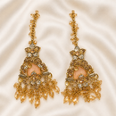 Royal Gold & Ruby Bridal Choker Necklace